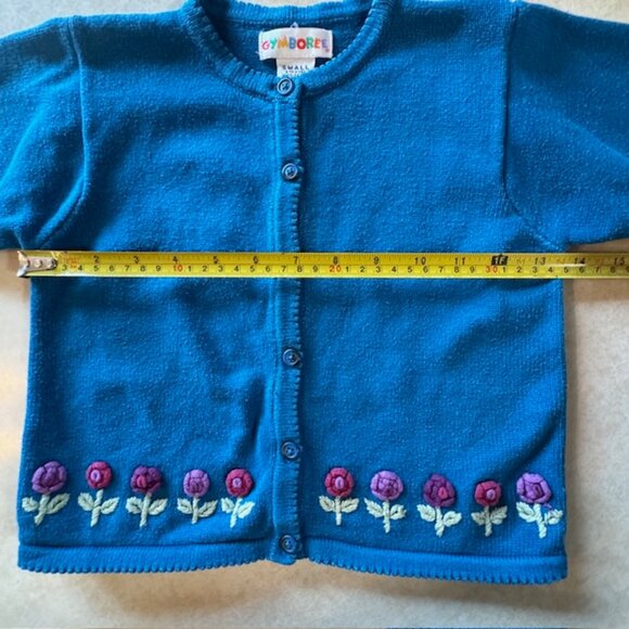 Vintage GYMBOREE Autumn Florals Sweater Leggings rainbow tag sz S 2 - 3 yrs - Picture 5 of 10